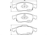 Pastiglie freno TEXTAR 2224001