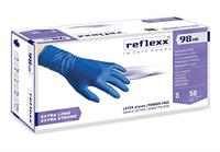 GUANTO REFLEXX 98 L 50 PZ LATTICE LUNGO BLU