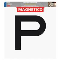 CONTRASSEGNO MAGNETICO 'P' POSTERIORE 30X30MM