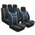 SET FODERA HIGH-GEAR BLU COORDINATA