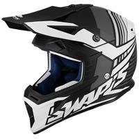 CASCO SIFAM CROSS S818 M NERO BIANCO