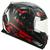 CASCO CGM VALENCIA JEREZ NERO ROSSO OPACO L