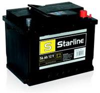 Batteria - 12V 60Ah 540A D+ L2 STD STARLINE BA SL 60P TL02