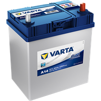 Batteria - 12V 40Ah 330A D+ ASIATICA POLI PICCOLI VARTA A14