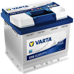 Batteria - 12V 52Ah 470A D+  STD VARTA C22