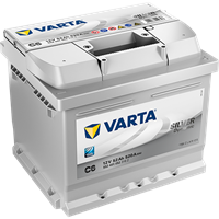 Batteria - 12V 52Ah 520A D+  BASSA VARTA C6