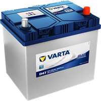 Batteria - 12V 60Ah 540A D+ ASIATICA STD VARTA D47