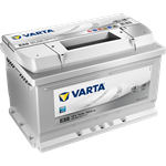 Batteria - 12V 74Ah 750A D+  BASSA VARTA E38