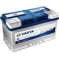 Batteria - 12V 80Ah 740A D+  BASSA VARTA F17