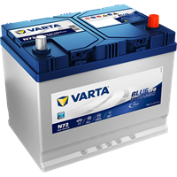 Batteria - 12V 72Ah 760A D+  BASSA EFB VARTA N72