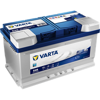 Batteria - 12V 75Ah 730A D+  BASSA EFB VARTA E46