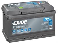 Batteria - 12V 72 Ah 720A D+ L3B  EXIDE EA722