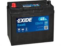 Batteria - 12V 45 Ah 330A S+   EXIDE EB455