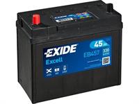 Batteria - 12V 45 Ah 330A S+ ASIATICA POLI PICCOLI EXIDE EB457