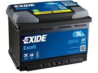 Batteria - 12V 74 Ah 680A D+ L3  EXIDE EB740