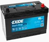 Batteria - 12V 95 Ah 760A D+   EXIDE EB954